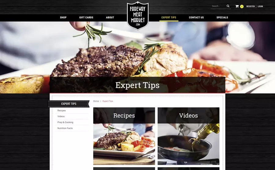 Fareway Meat Market Expert Tips Page created by Global Reach, a leader in the e-commerce web develpment industry in Des Moines, Ames, and Iowa.